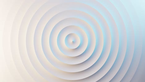 abstract template with animation of white circular waves