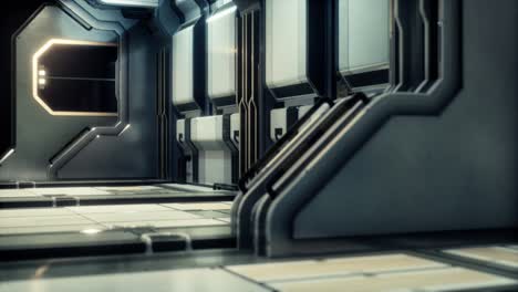 túnel de ciencia ficción o corredor de naves espaciales
