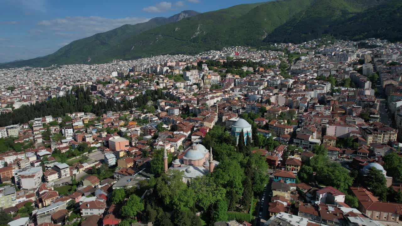 vista general de la tumba verde