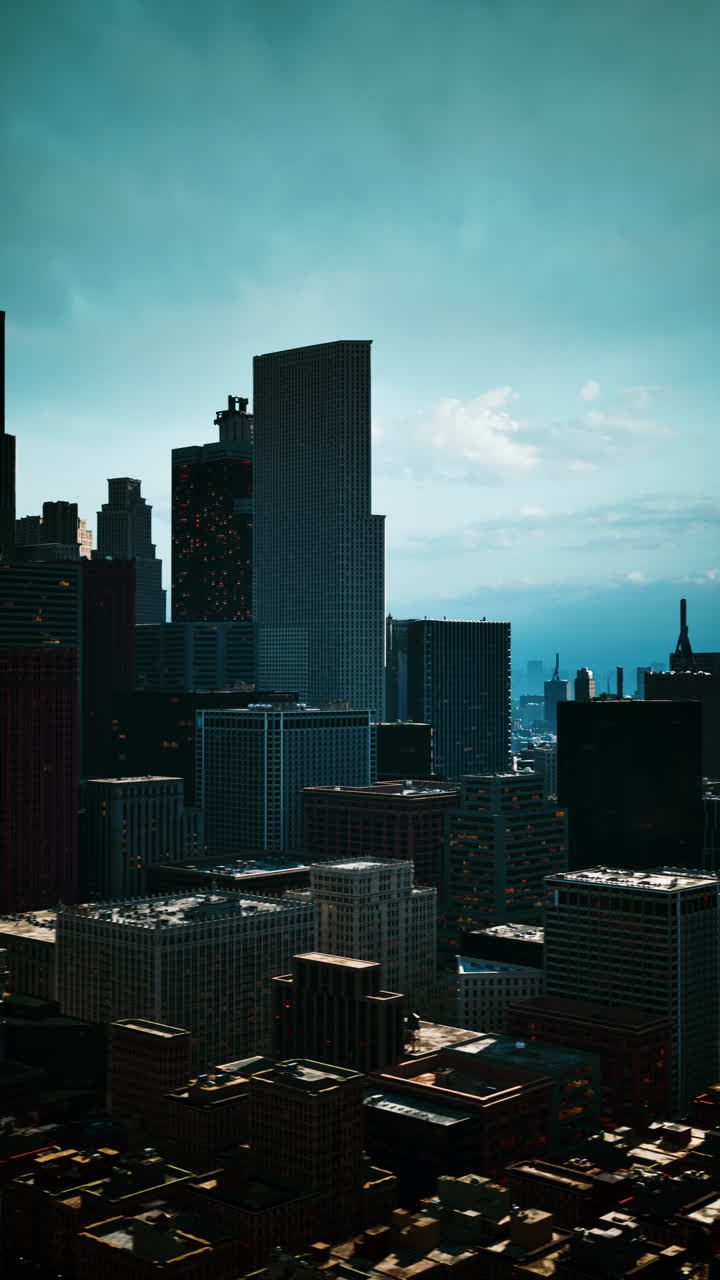 Un hermoso paisaje urbano de noche