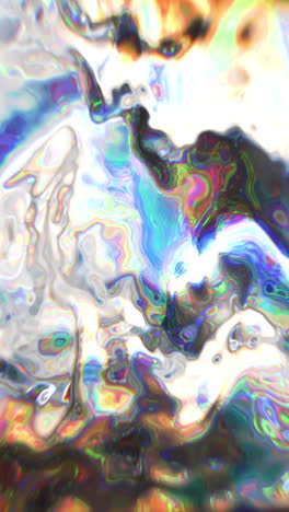 arte líquido iridescente abstracto