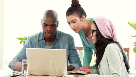 Creative business team having a meeting