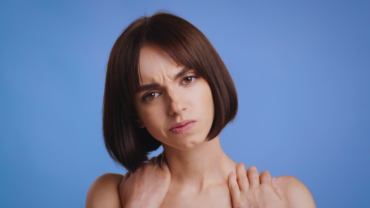 Woman with Shoulder and Neck Pain