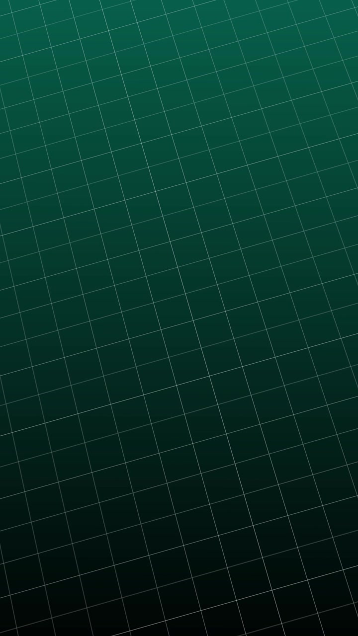 Animated Green Grid Pattern Moving and Distorting