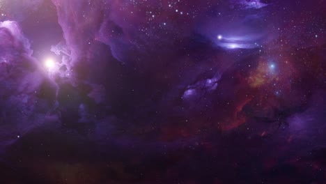 la belleza de la nebulosa colorida en el gran universo