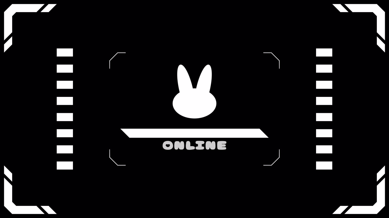 Virtual connection rabbit Transitions. 1080p - 30 fps - Alpha Channel (3)
