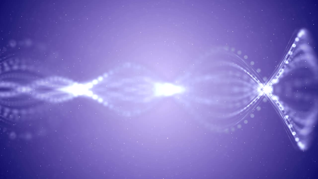 추상적인 루프 가능한 애니메이션 (푸른색)