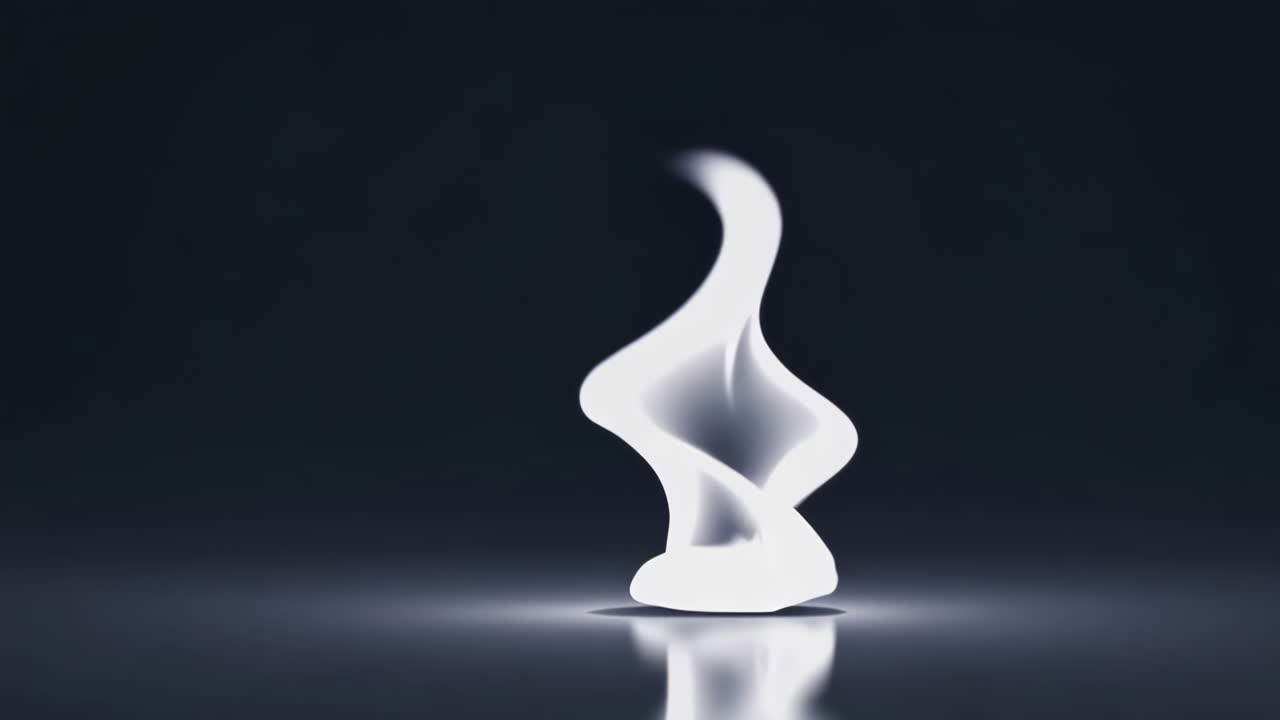 Abstract White Shape Design