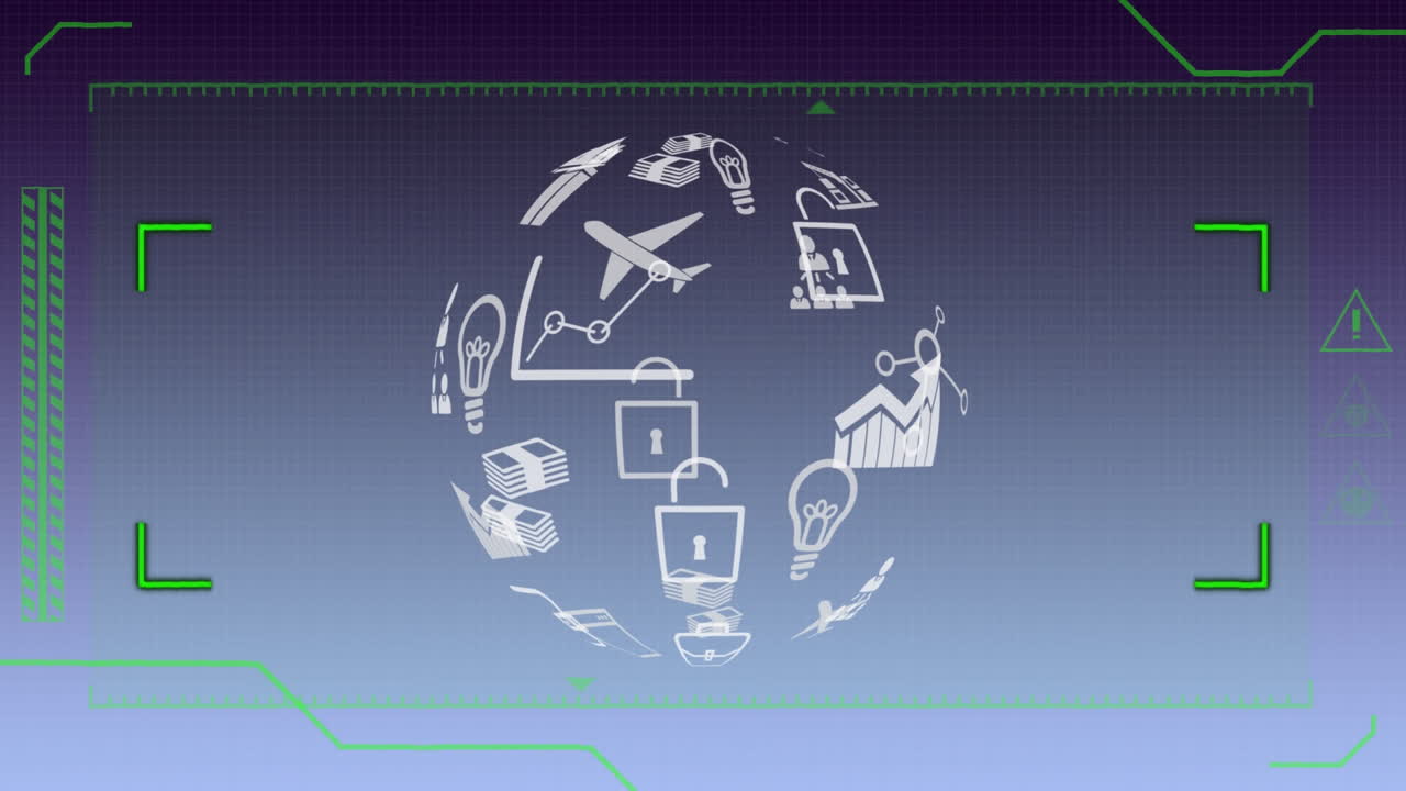 응용 프로그램 아이콘과 뷰 파인더