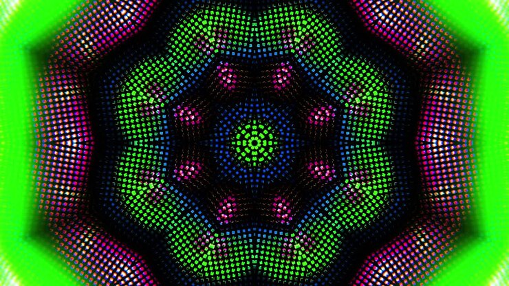 Moving rainbow background. Infinitely looped animation.
