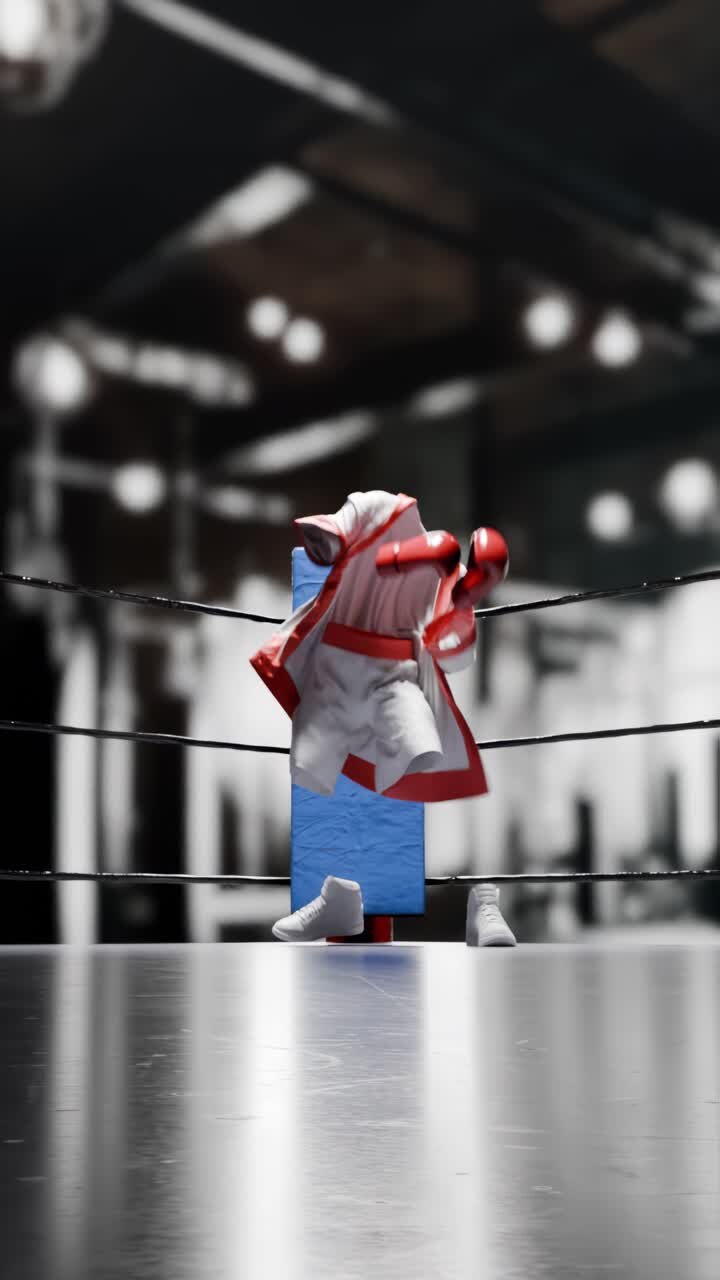 Boxing Equipment in Ring