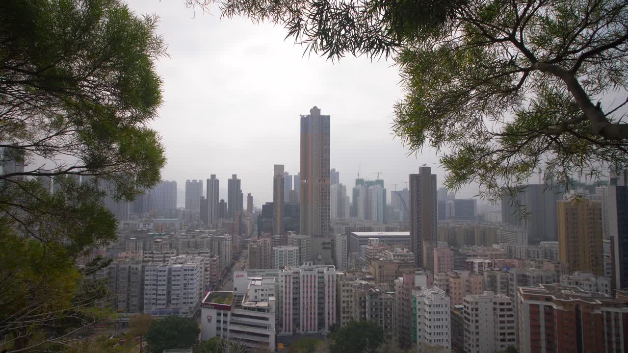 홍콩이 내려다보이는