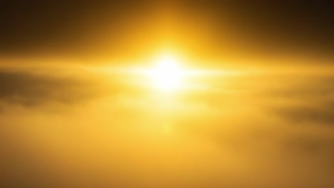 A Majestic Sunrise Breaking Through a Layer of Soft Clouds, Illuminating the Sky with Warm Golden Hues in a Stunning Display of Nature&#039;s Beauty and Tranquility