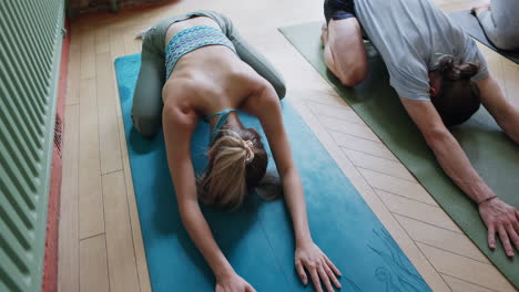 yoga class in session