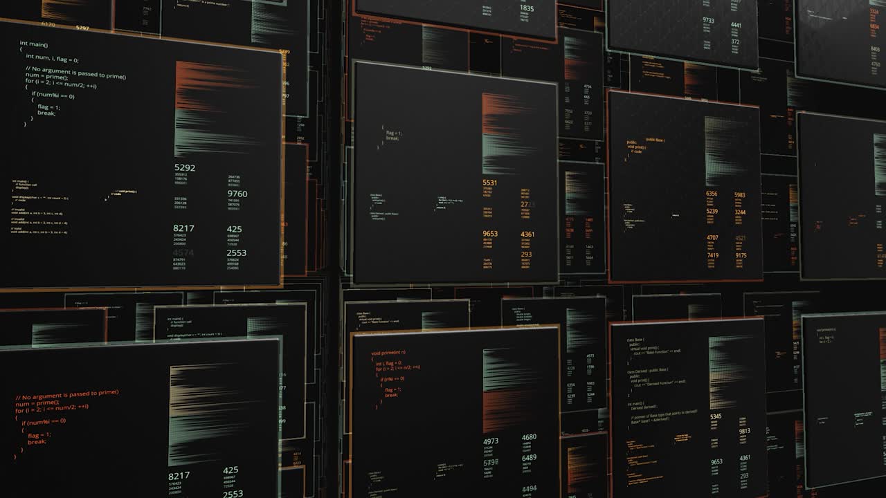 interfaz de código digital abstracto