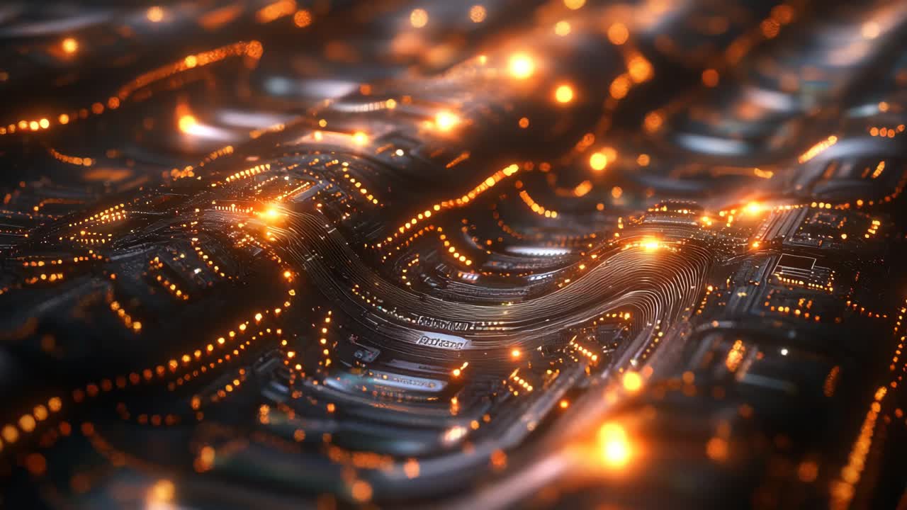 Abstrakt futuristisk teknisk design