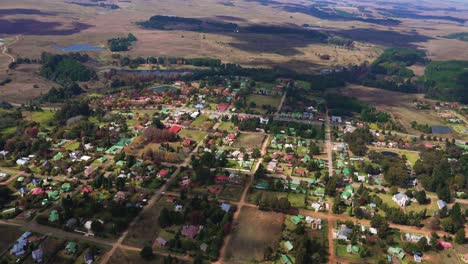 hermoso pequeño pueblo en sudáfrica