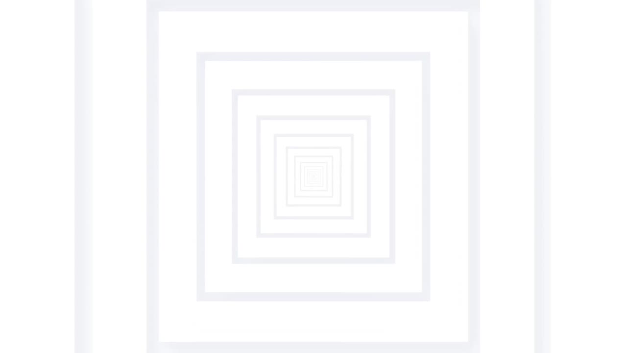 animación de cuadrados concéntricos grises que se mueven sobre un fondo blanco