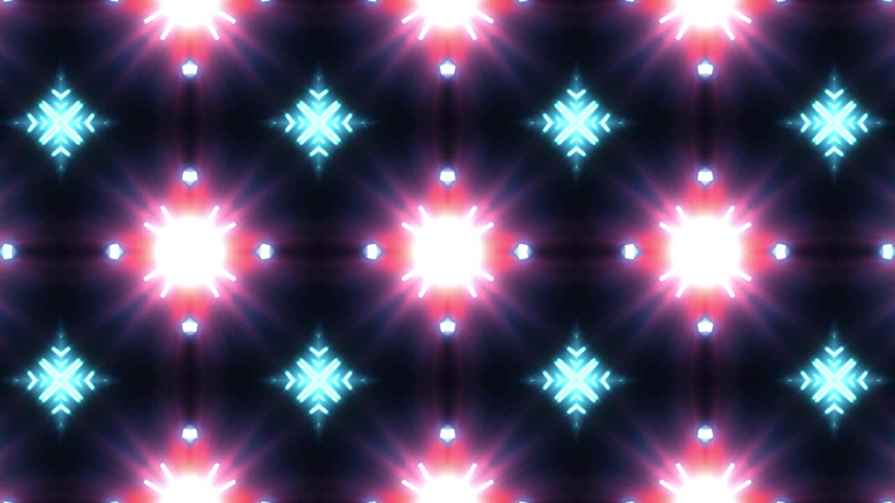 Ultra Music Festival Kaleidoscope box background Hypnotic box stage visual loop wall colorful motion background Disco spectrum light concert spot bulb Abstract box multicolored motion graphic box wall