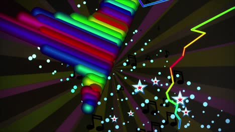 music spectrum vintage vj loop