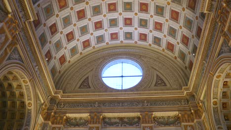 Explore the intricate ceiling and stunning architectural elements of Basilica of Sant'Andrea in Mantova, Italy. Marvel at the historical artwork and serene atmosphere of this magnificent site.