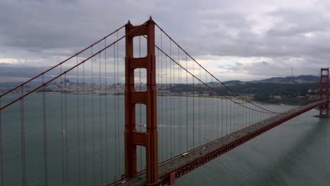golden gate bridge with san francisco bay and skyline