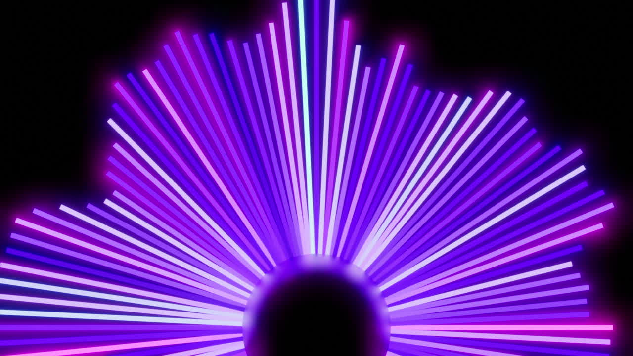 esplosione di luce al neon astratta