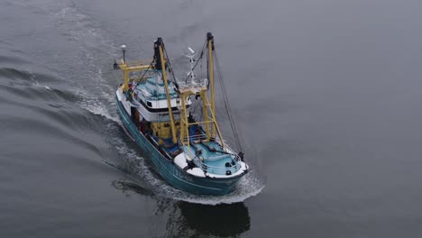 fishing boat in the ocean