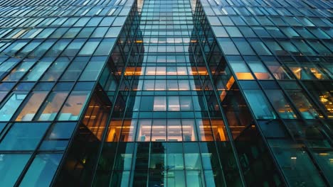 modern glass skyscraper