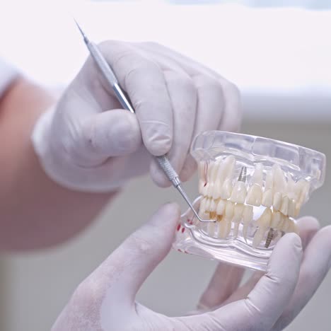 oral hygiene demonstration