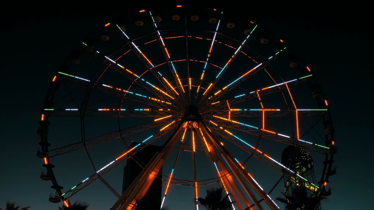 밤에 파리 의 불빛과 나무