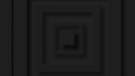 animation of black square layers pulsating on black background