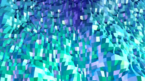 4k clean geometric animated background in loop, low poly style. seamless 3d animation with modern gradient colors. creative simple blue violet background. 1