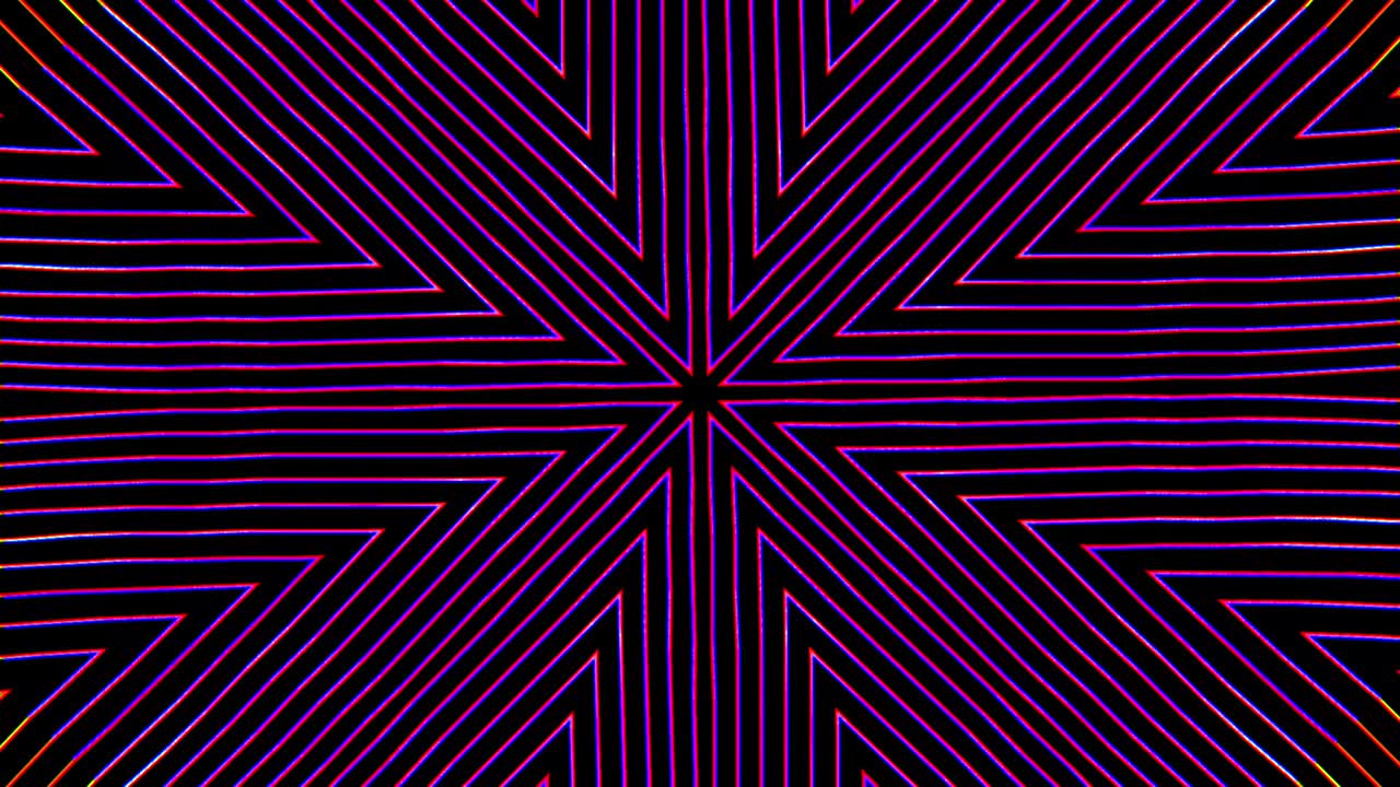Video olografico sfarfallante concettuale vintage di fantascienza.
