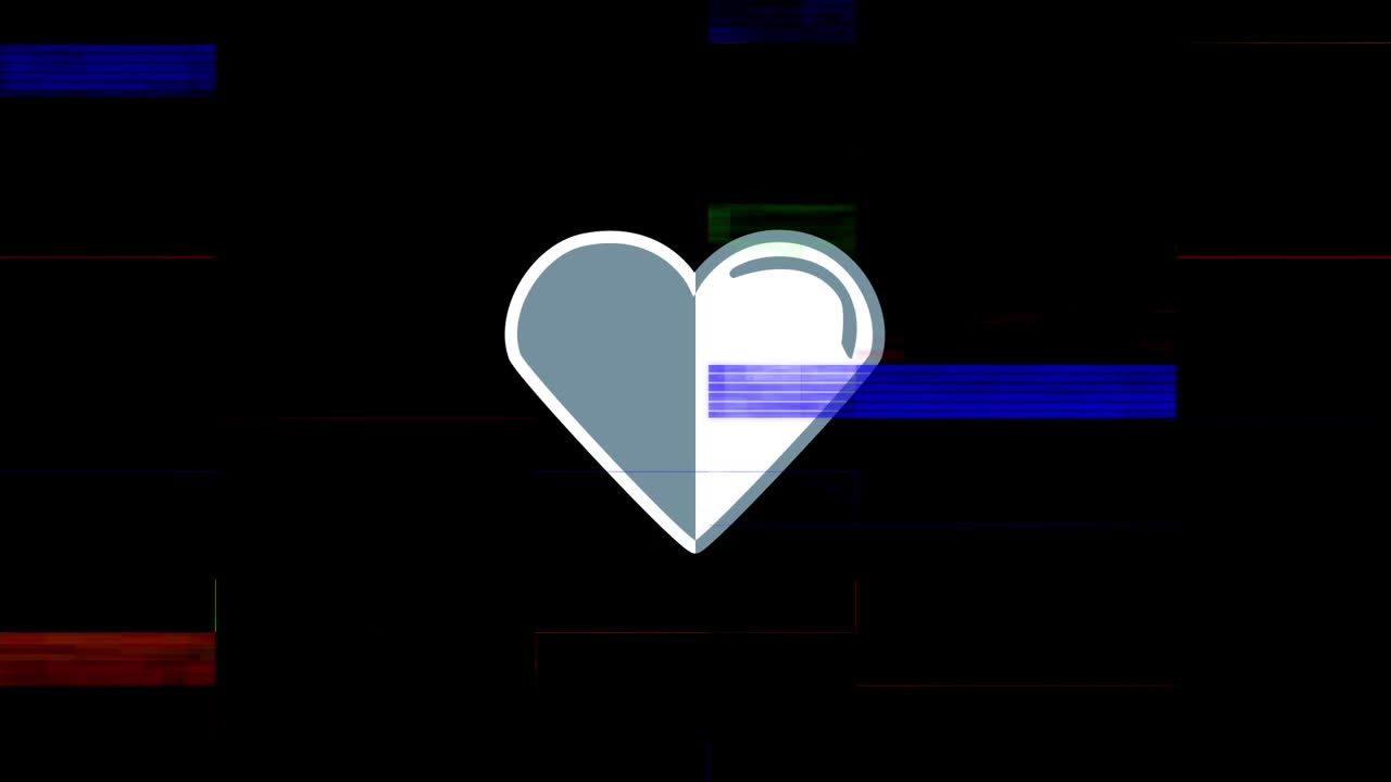 animación de una señal de tráfico sobre un fondo negro