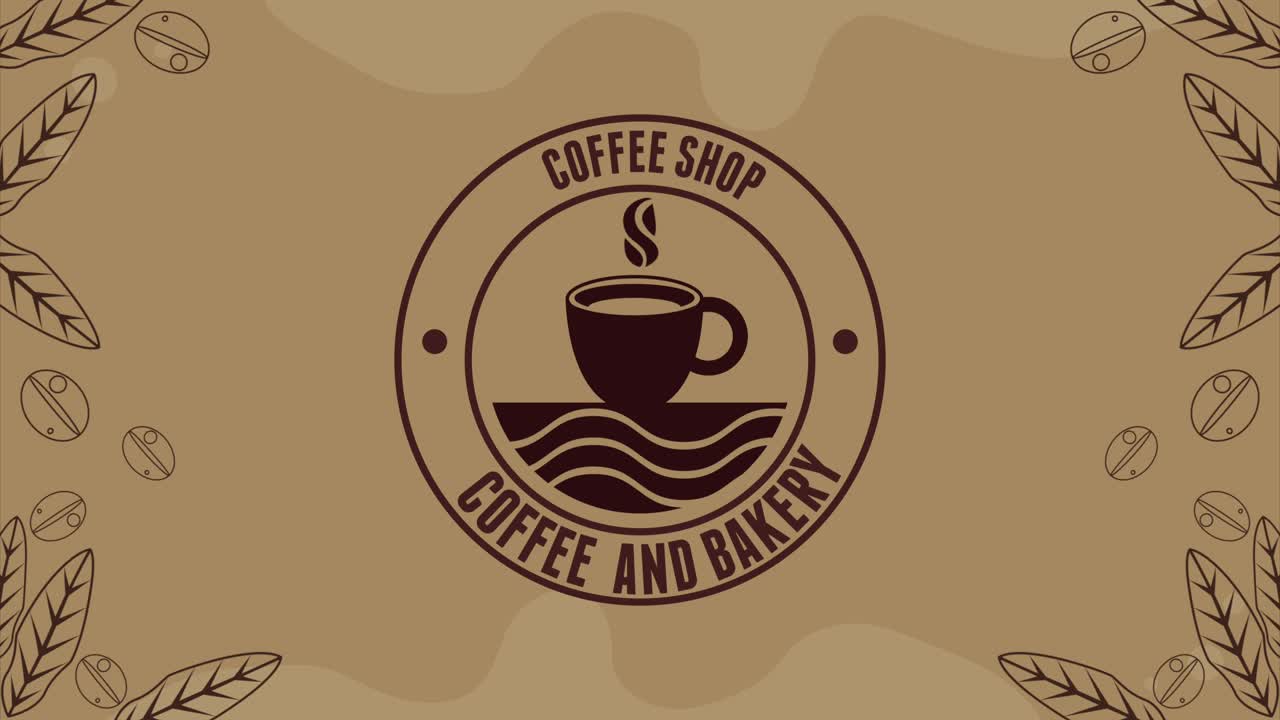 coffee shop seal product animation