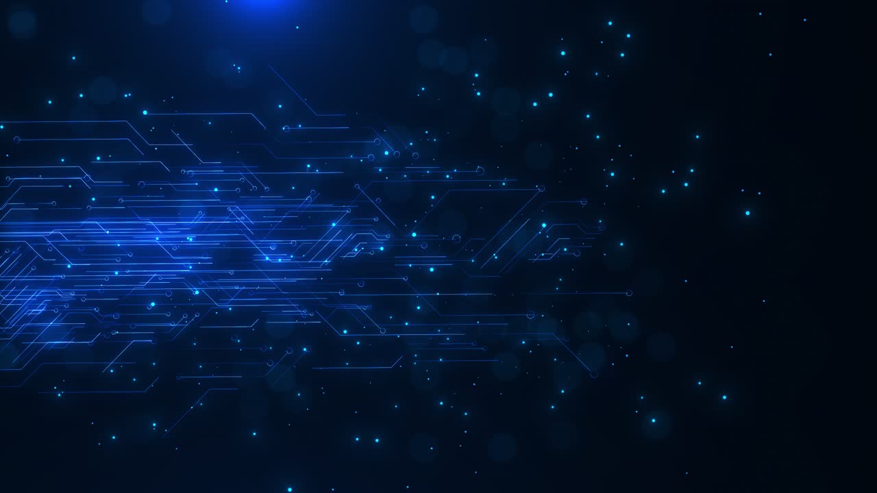 Networking technology circuit board abstract lines communication innovation background ai artificial