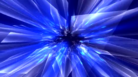 blue tunnel loop motion background