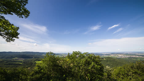 Timelapse-image-of-clouds-in-landscape