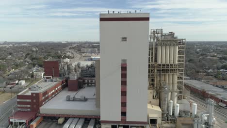 Vista-Aérea-De-La-Planta-De-Fabricación-De-Productos-Químicos