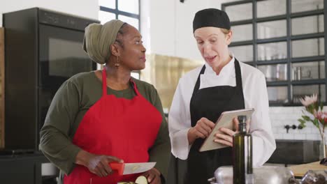 chef explaining how to cook