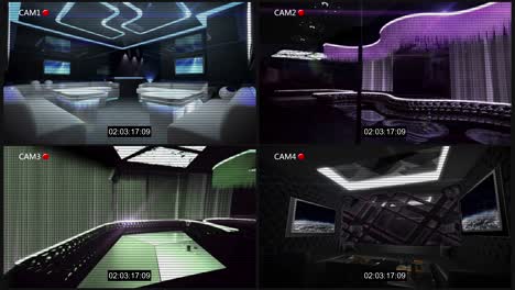 4 cctv camera of night club