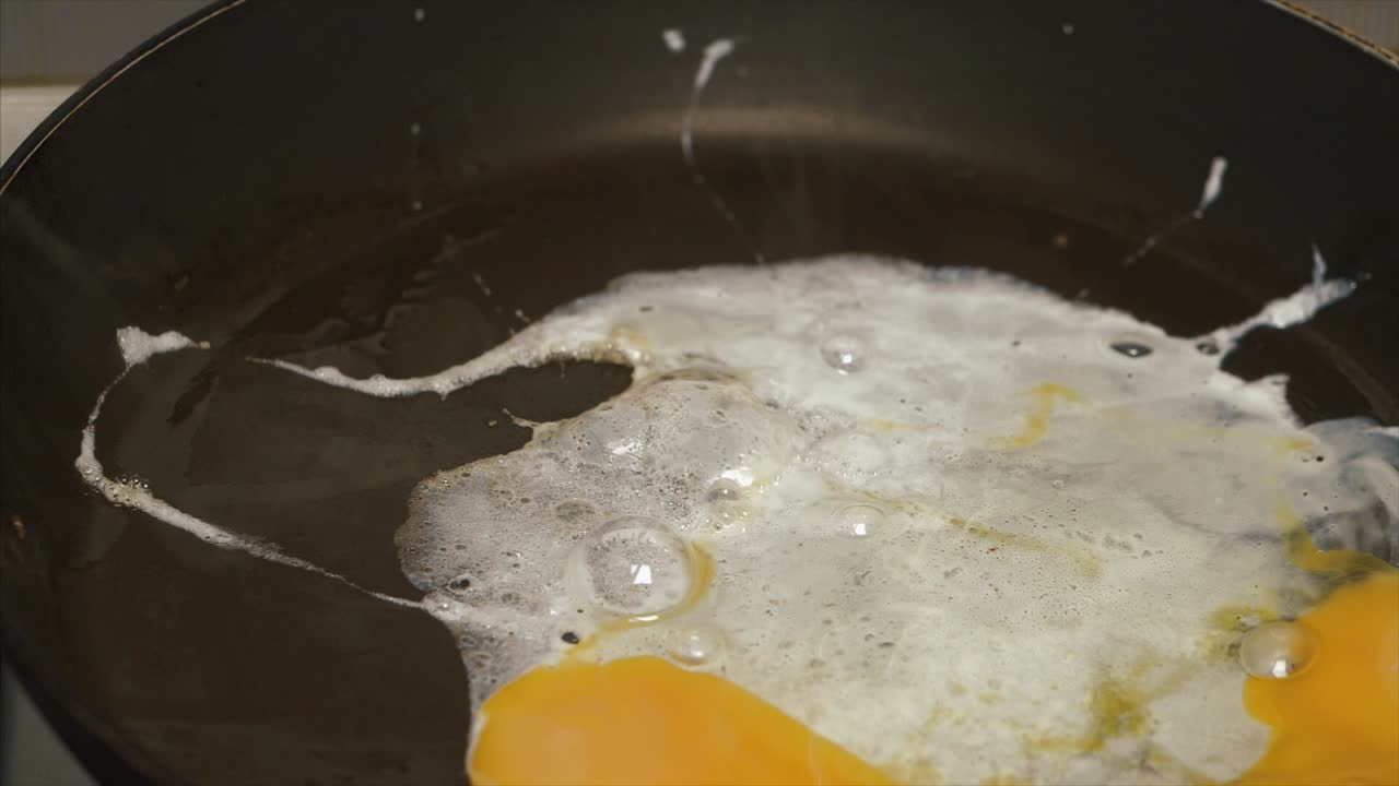 Cooking Eggs in a Pan