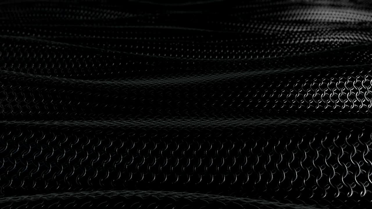 armatura a catena metallica scura anello di sfondo morbido