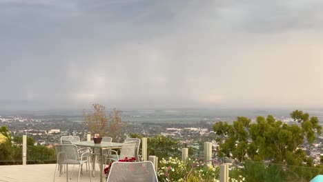 Lightning-Strikes-Over-The-City-Of-Ventura-In-Dramatic-Fashion