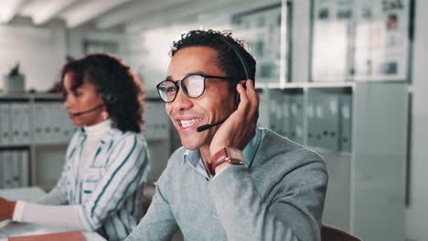 customer service representatives at work