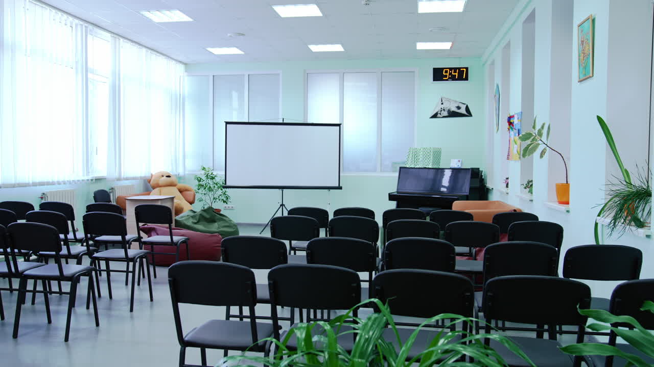 Empty Classroom or Meeting Room