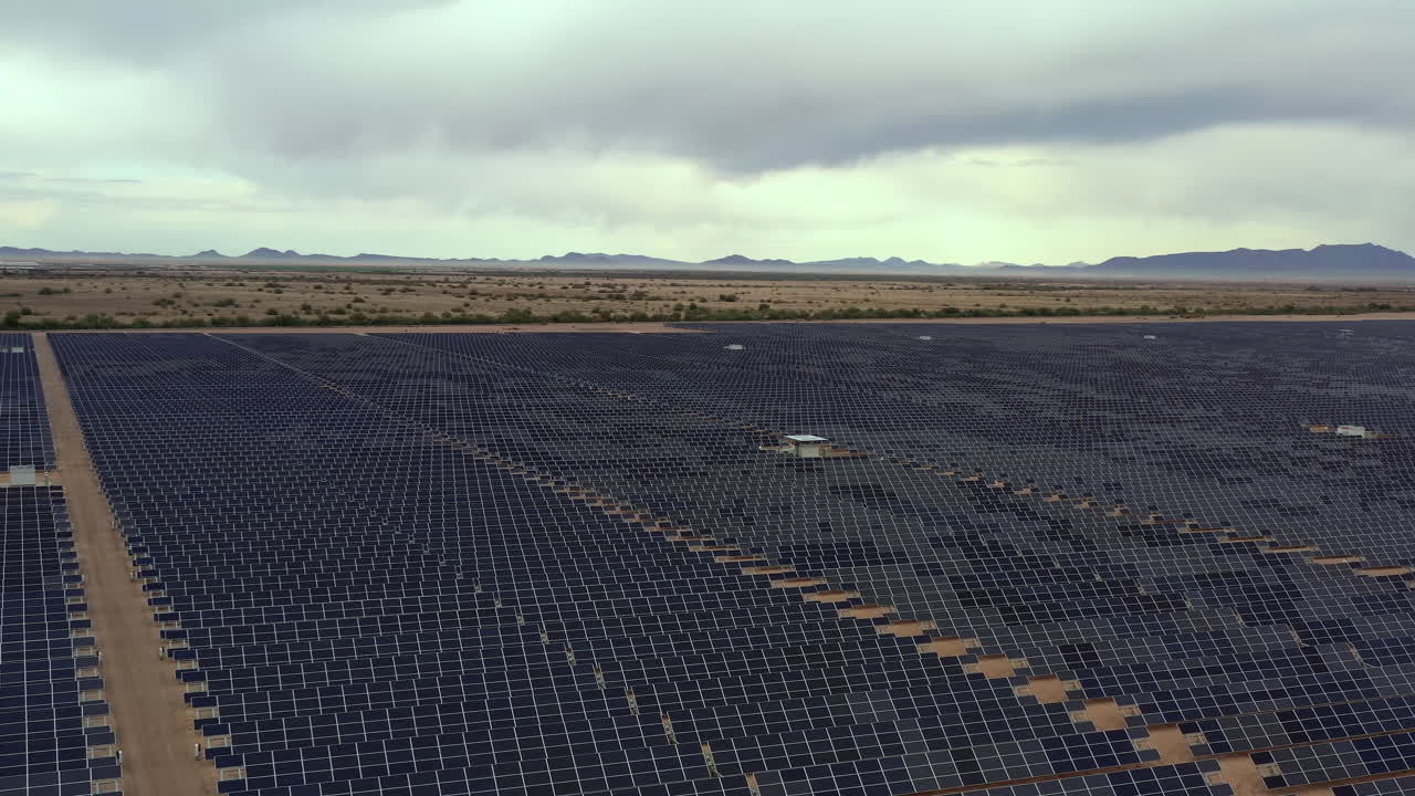 Solana kraftværk i Gila Bend, Arizona, USA.