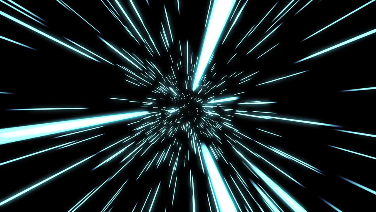 Abstract speed of light, space warp tunnel
