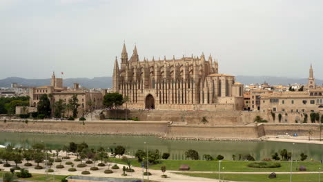 Medieval-Cathedral-of-Santa-Maria-of-Palma-in-historical-city-centre